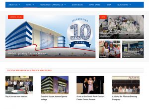 New look and feel homepage