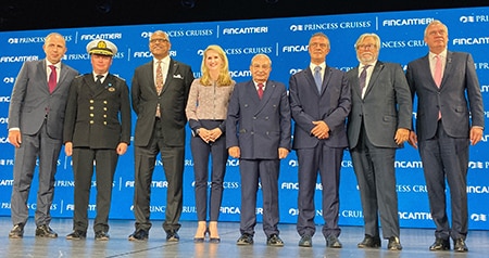 Sky Princess officially joins Princess Cruises fleet