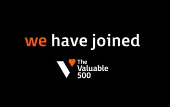 We have joined the valuable 500 logo
