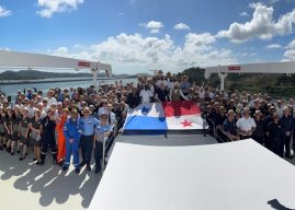 Queen Mary 2’s historic first transit through the Panama Canal!